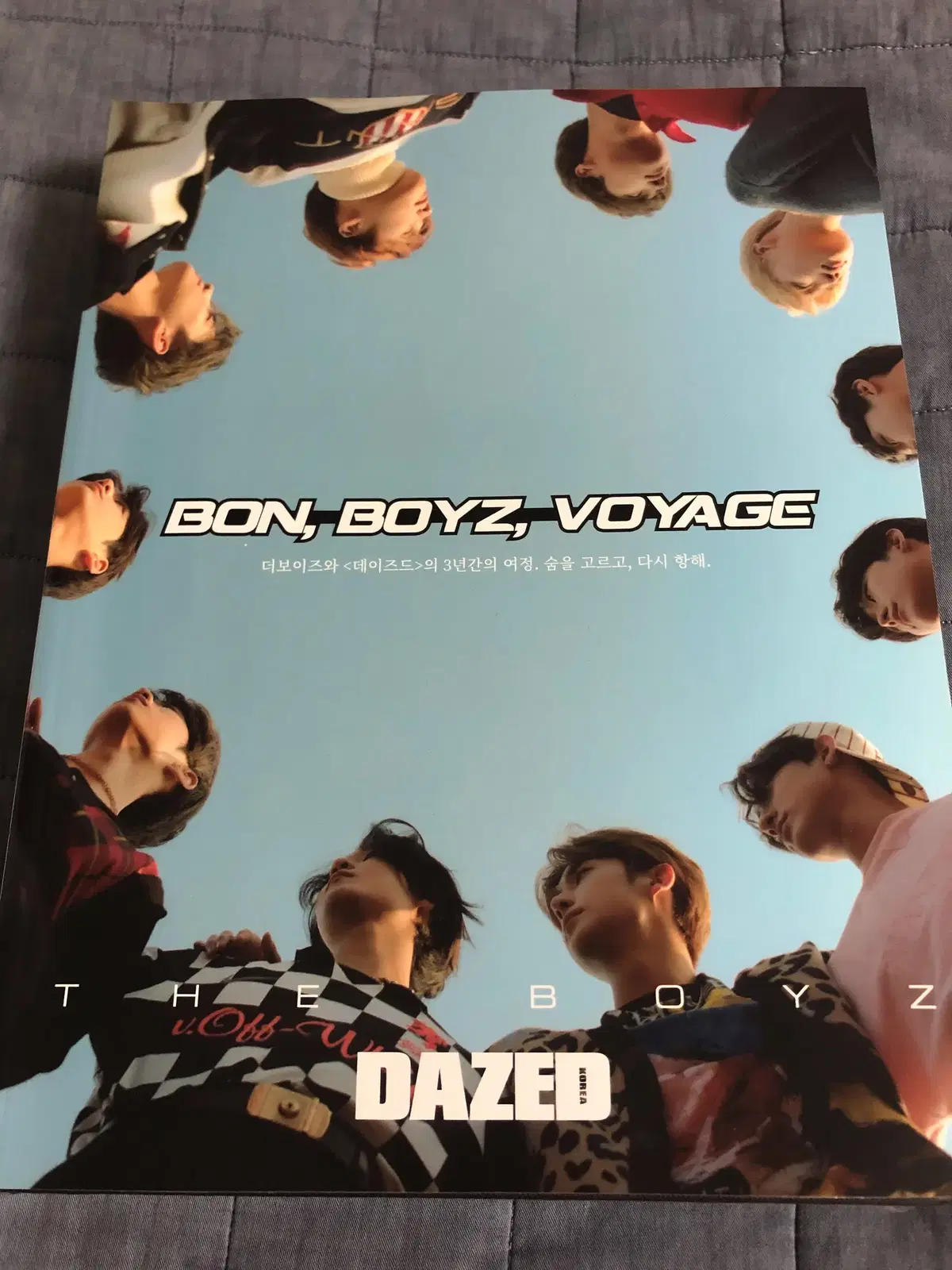 더보이즈 데이즈드 3주년 화보 포토북 단체 bon boyz voyage